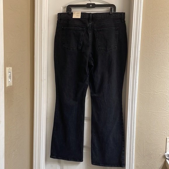 ♻️ New Universal Thread Black High Rise Bootcut Denim Jeans size 16/33 Regular - Picture 3 of 9